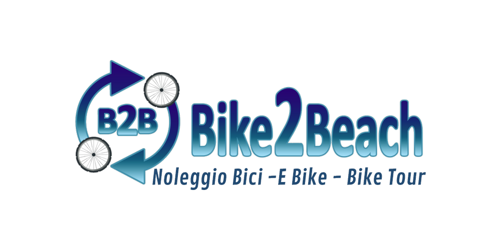 Logo di Bike2Beach, noleggio bici, e-bike e bike tour